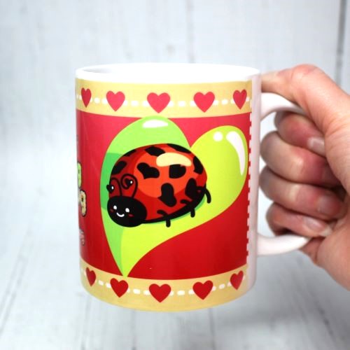 Luv Bug Mug LADYBUG Valentine Mug