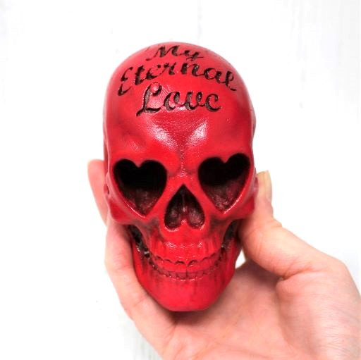 My Eternal Love Skull Red
